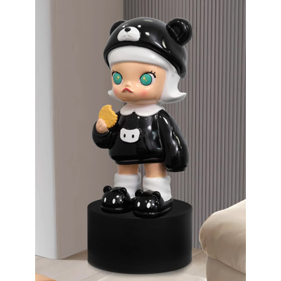 POP Light-luxury Style Eco-friendly Resin Cartoon Ornament