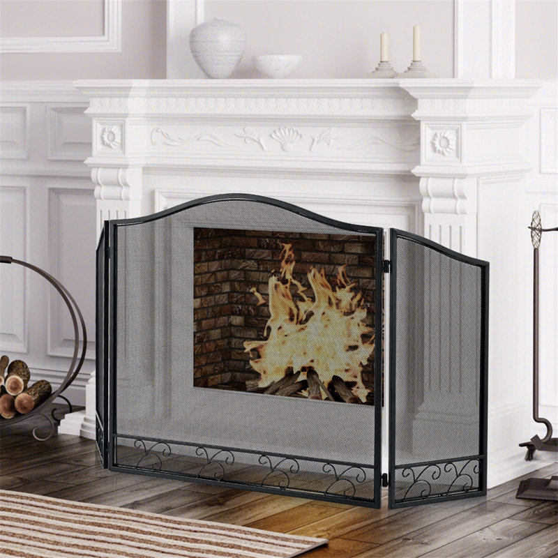 Russchell Metal Fireplace Screen