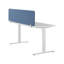 Wally 1 Panel Blue Desk Dividers