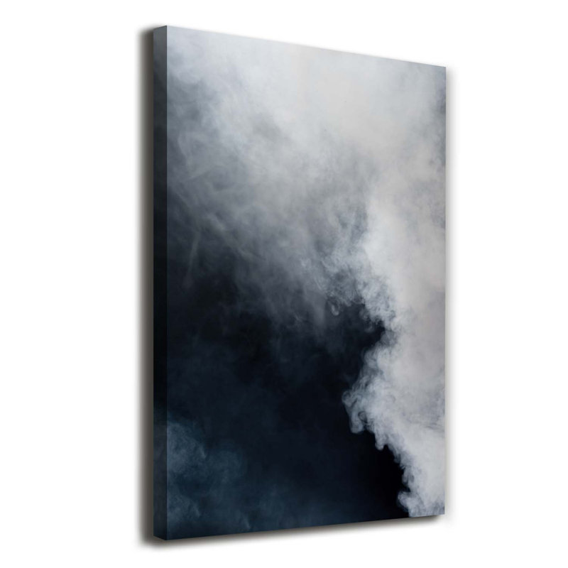 White Smoke - Wrapped Canvas Print
