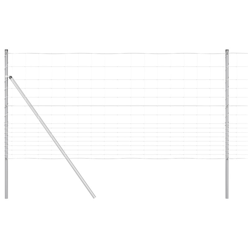 Galvanised Steel Fence Panels, 120cm H x 2500cm W