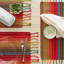 Anel Cotton Blend Striped Rectangle Placemat