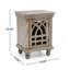 Retro Wooden Nightstand 1 Door