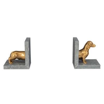 Dachshund Modern & Contemporary Bookends