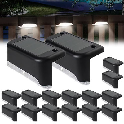 Solar Powered Integrated LED Step Light Pack