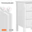 Amalan 40cm W Manufactured Wood Bedside Table