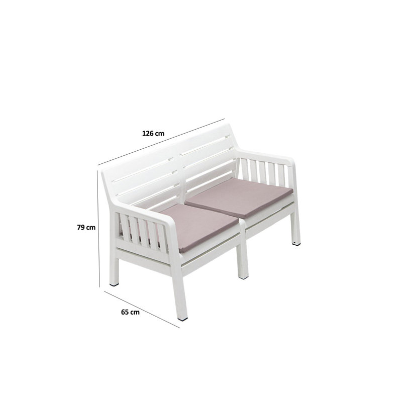 Cardamom 126cm Wide Loveseat with Cushions