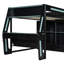 Full Size Gaming Loft Bed With Built-In Lighted Desk, 6 Storage Drawers And Bookcase-560383400