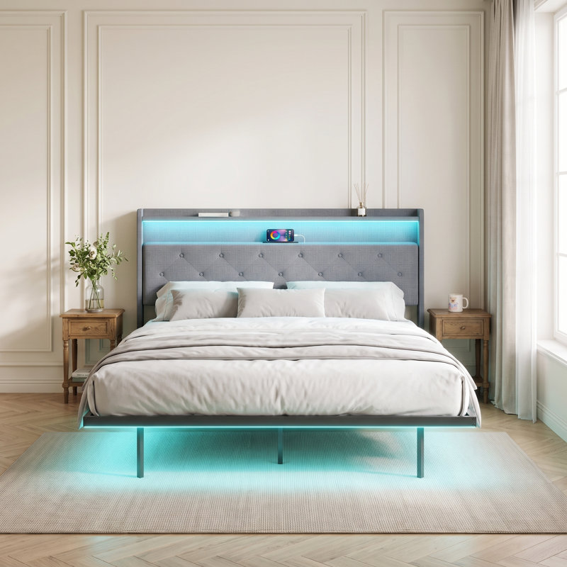 Upholstered Kingsize (5') Bed Frame