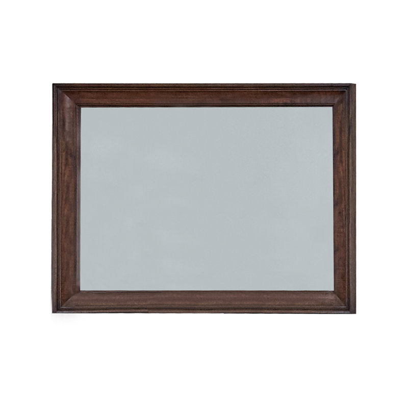 Nerina Rectangle Dresser Mirror, Weathered Burnished Brown
