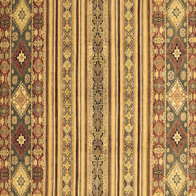 Tapis marocain beige / rouge / gris / noir fabriqué à la machine 8 pi x 8 pi