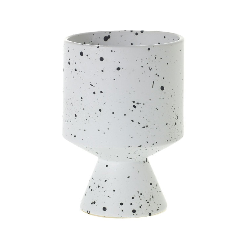 Pot à fleurs en céramique Waters, H 7,5 po x l 5,25 po x P 5,25 po