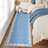 Scalloped Machine Washable Rug Modern Solid Floor Mats with Non-Slip Backing, Stain-Resistant Low Pile Accent Rug, Contemporary Indoor Carpet for Living Room, Bedroom, Office-852550766