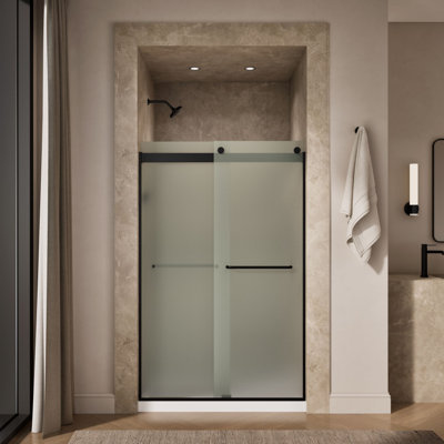 Levity 47.63" x 74" Bypass Shower Door with CleanCoat® Technology