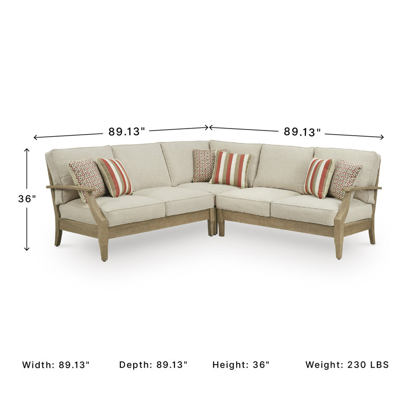 Keila 3-Piece Outdoor Sectional