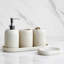 Ensemble d'accessoires de salle de bain, 4 pièces - beige