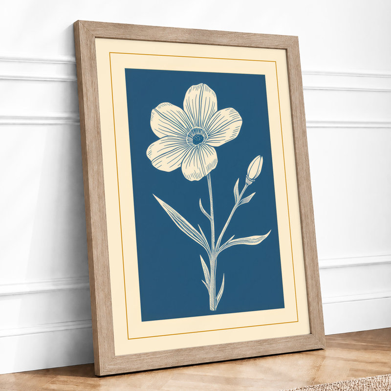 Bloom Botanical - Framed Print, Oak, A3 - 42.0 x 29.7 cm