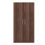 Armoire-penderie en bois avec tablettes de rangement
