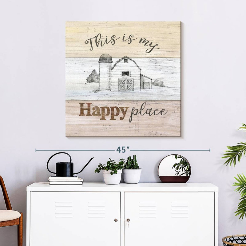 Plaque murale Khylige Farmhouse I, H 30 po x l 30 po