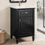 Meuble-lavabo de 20 po avec lavabo, pieds en bois massif, tablette réglable, tiroir inclinable, boutons en alliage de zinc, armoire autoportante moderne-491188300