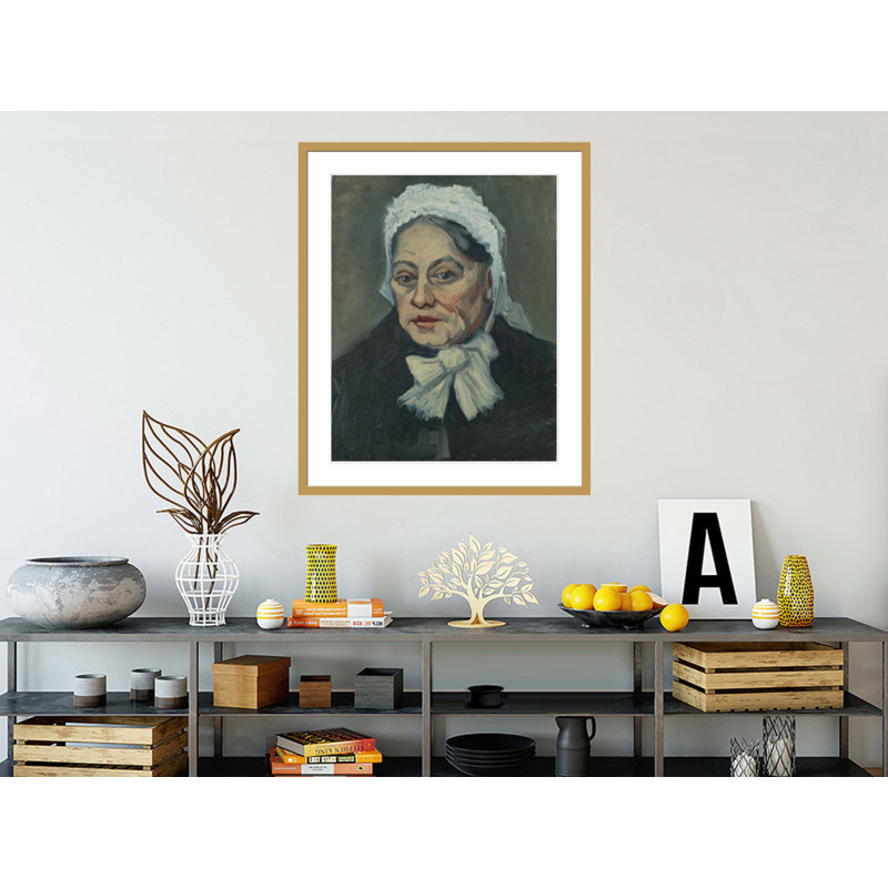 Portrait d'une vieille femme par Vincent van Gogh, H 40,5 po x l 33,5 po