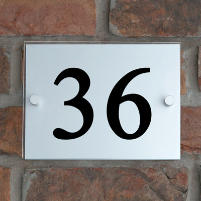 Champy 15cm H Plastic House Number