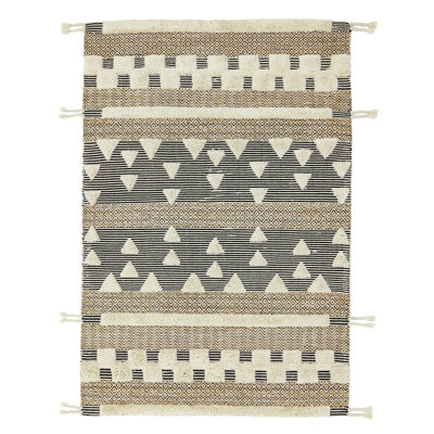 Erwica Rectangle Abstract Hand Woven Area Rug