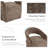 Chenille Roller Armchair-132850504