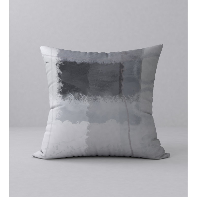Abstract Throw Pillow, 24" H x 24" W