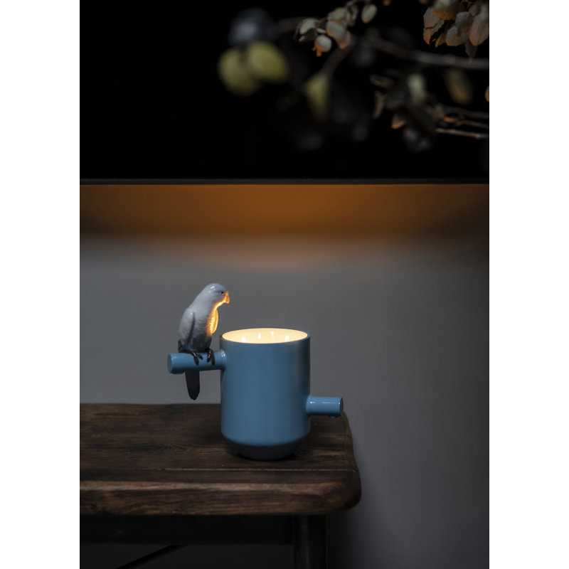 Parrot's on the Prairie Scented Novelty Candle, Blue
