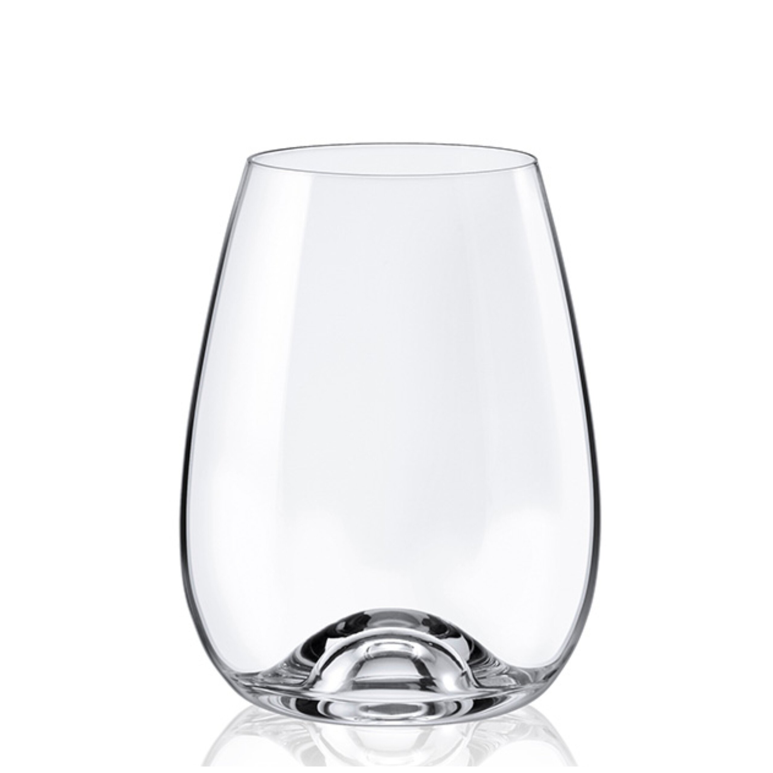 JoyJolt Spirits 15 oz. Stemless Wine Glasses (Set of 4)