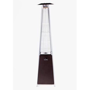 40000 Stainless Steel Propane Standing Patio Heater