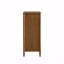Commode 4 tiroirs (commode) en bois et rotin