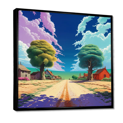 Paix, arbres de la paix, rue de la ville - campagne, art mural