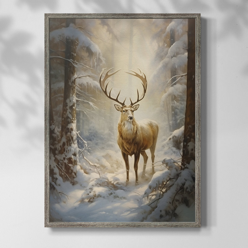 Christmas Holiday Art DCLXXXII Framed Print - Solid Wood, H 11 po x l 9 po