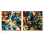 Paisley bohémien «Earth Tones II» - ensemble de 2 reproductions d'art sur toile-102580292-102580296