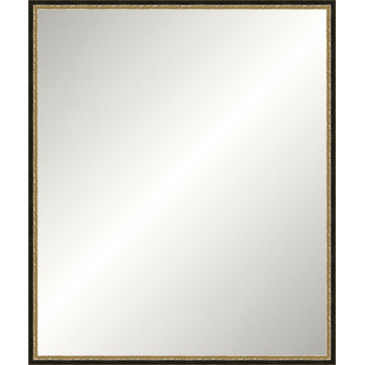 Miroir noir et argenté Old World
