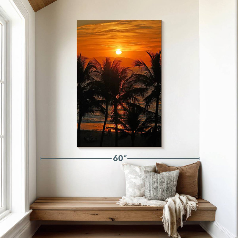 Palmiers Gillard Playa Sunset, H 48 po x l 32 po
