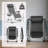 Reinforced Zero Gravity Chair With Cushion & Side Tray Folding Outdoor Lounger 330 Lbs Capacity Adjustable Headrest-167790901