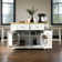 48Inch Large Kitchen Island With 2 Bar Stools, Power Outlet, Door Internal Storage Rack, Kitchen Storage Cart On 5 Wheels With Drop Leaf, 5 Open Side Racks, 2 Drawers,For Kitchen,Dining Room