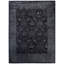 Tapis unique en laine bleu marine 8 pi 2 po x 10 pi Huddleston