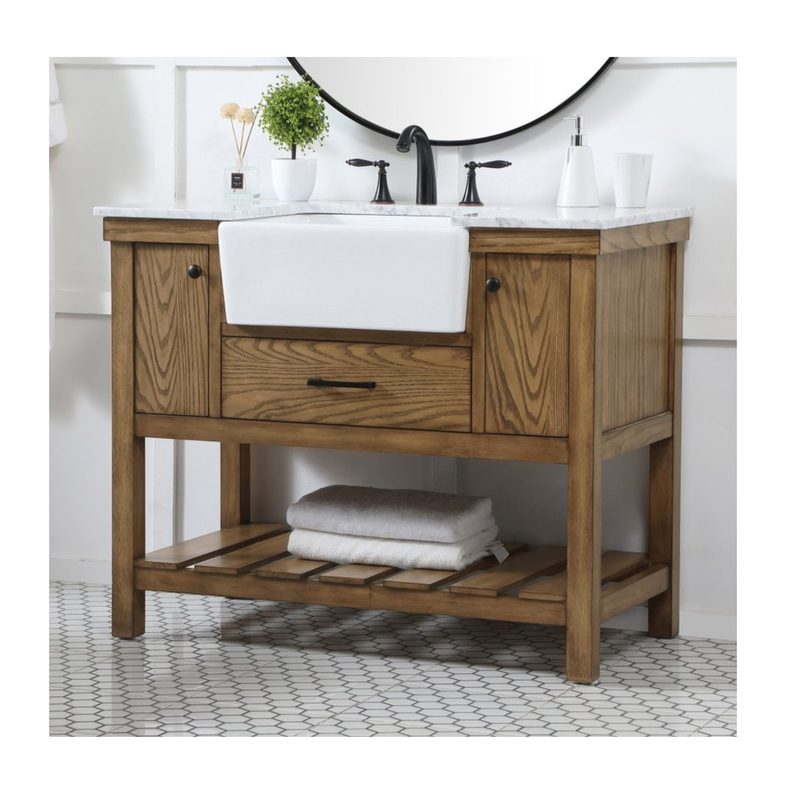 Pelaghia 42'' Single Bathroom Vanity, Driftwood
