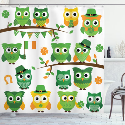 Shower Curtain with Hooks Included