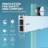 Double Sliding Bathroom Door  56" - 60" W x 79'' H Frameless Shower Door with Upgraded Crashproof & Tempered Glass-73239857