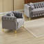Chaise d'appoint rembourrée avec coussins ronds-1521341986