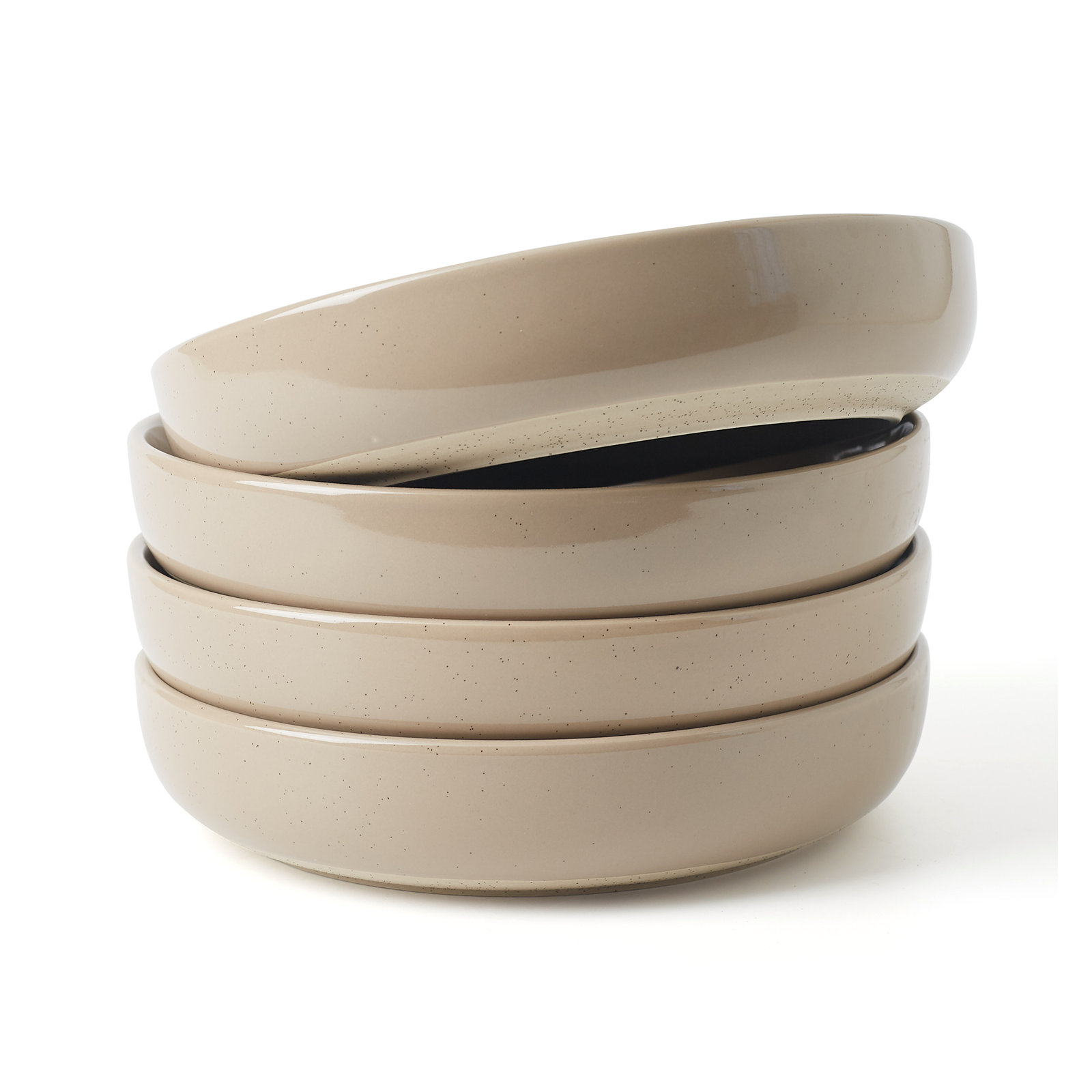 33oz Stoneware Pasta Bowl, Brown