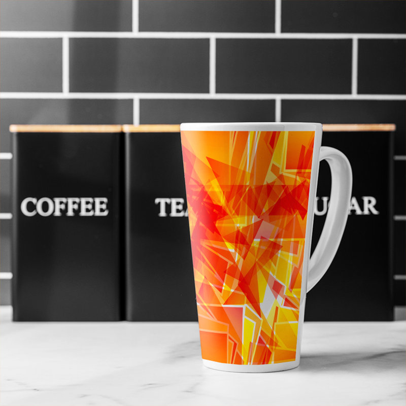 Geometric Latte Mug