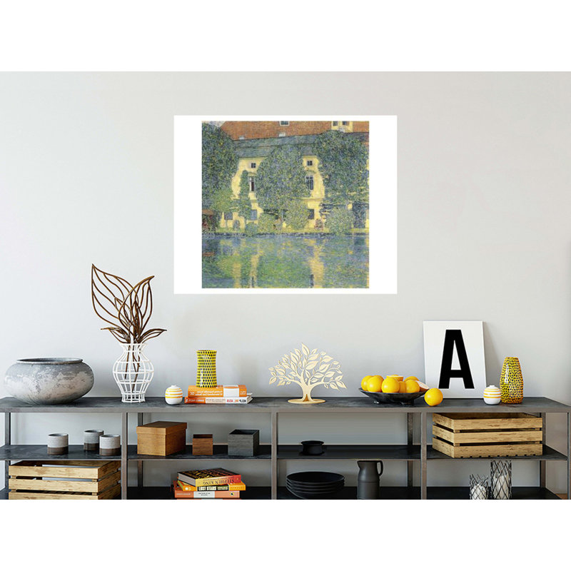 «The Schloss Kammer on the Attersee III» par Gustav Klimt - Estampe numérique, H 32 po x l 40 po