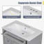 Meuble-lavabo simple 30 po avec plateau Modern-101123808