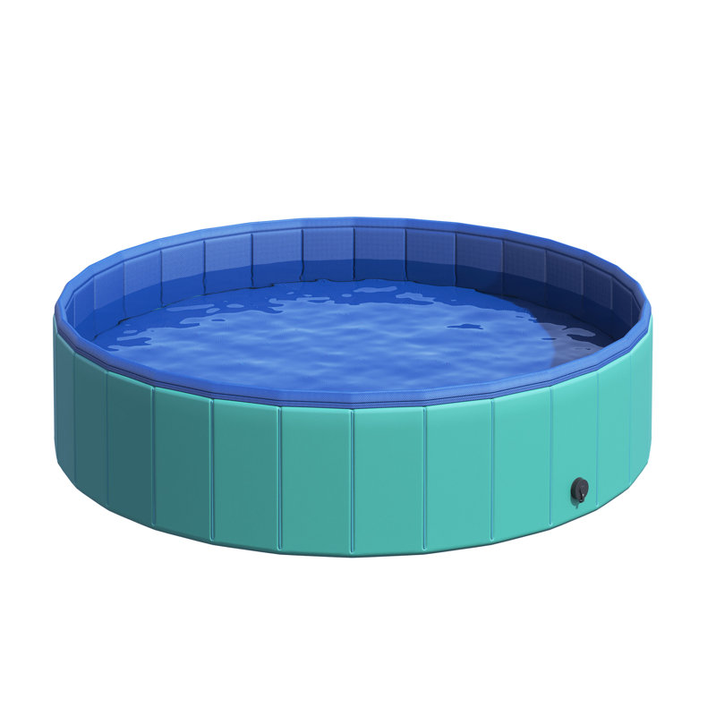 12'' Foldable Dog Pool, 12" H x 56" W x 56" D
